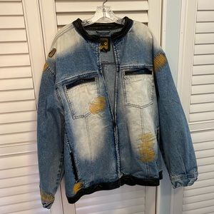 Men’s Denim Jean Jacket Size XXL